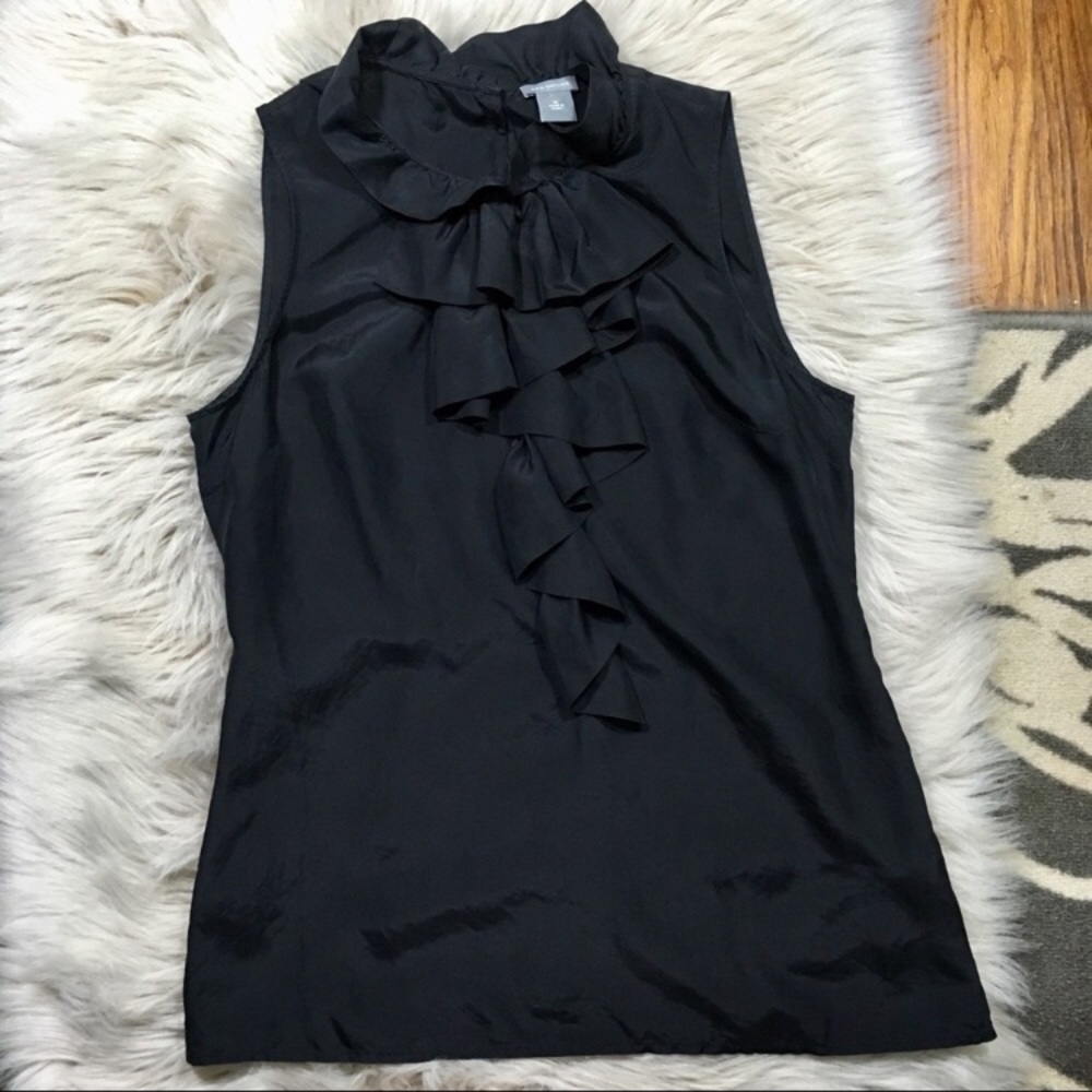 ❌SOLD!❌Ann Taylor 100% Silk Ruffle Blouse
